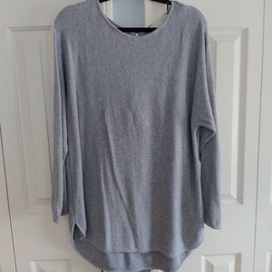 Michael Michael Kors Grey Knit Tunic Sweater L